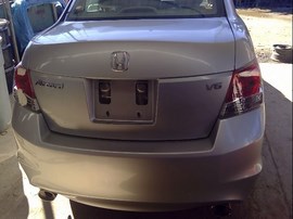 2008 HONDA ACCORD, SILVER, EX-L, 305L, AT,  A25053